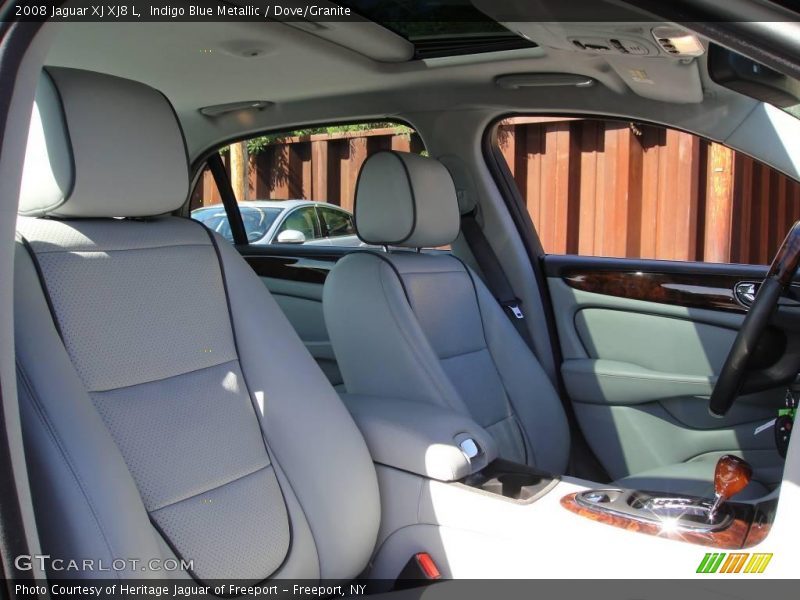 Indigo Blue Metallic / Dove/Granite 2008 Jaguar XJ XJ8 L