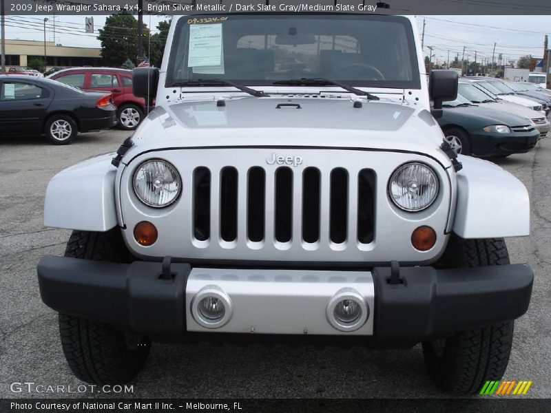 Bright Silver Metallic / Dark Slate Gray/Medium Slate Gray 2009 Jeep Wrangler Sahara 4x4