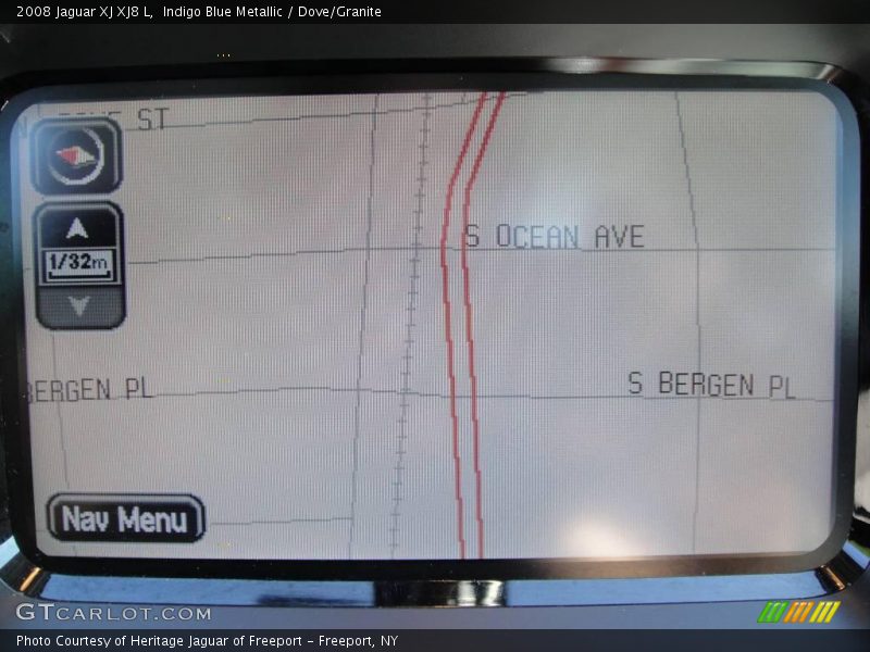 Indigo Blue Metallic / Dove/Granite 2008 Jaguar XJ XJ8 L
