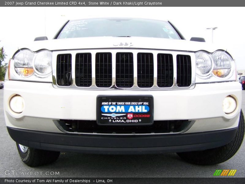 Stone White / Dark Khaki/Light Graystone 2007 Jeep Grand Cherokee Limited CRD 4x4