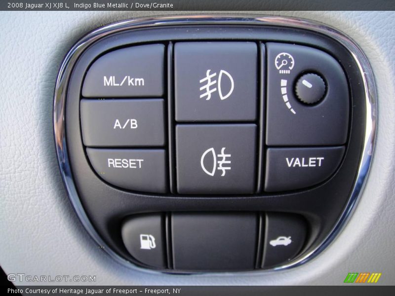 Indigo Blue Metallic / Dove/Granite 2008 Jaguar XJ XJ8 L