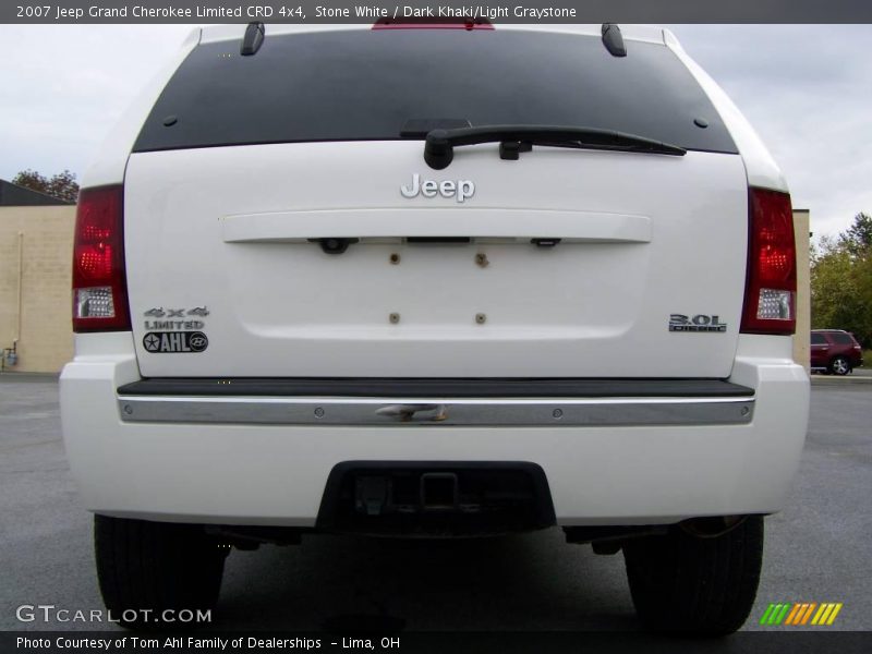 Stone White / Dark Khaki/Light Graystone 2007 Jeep Grand Cherokee Limited CRD 4x4