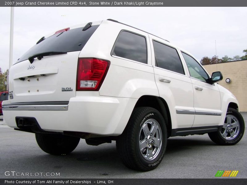 Stone White / Dark Khaki/Light Graystone 2007 Jeep Grand Cherokee Limited CRD 4x4