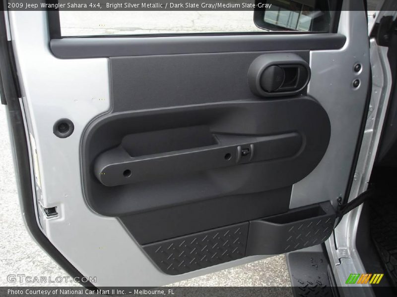 Bright Silver Metallic / Dark Slate Gray/Medium Slate Gray 2009 Jeep Wrangler Sahara 4x4