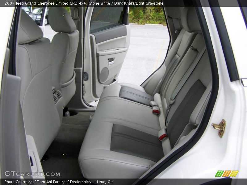 Stone White / Dark Khaki/Light Graystone 2007 Jeep Grand Cherokee Limited CRD 4x4