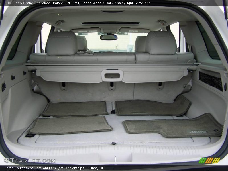 Stone White / Dark Khaki/Light Graystone 2007 Jeep Grand Cherokee Limited CRD 4x4