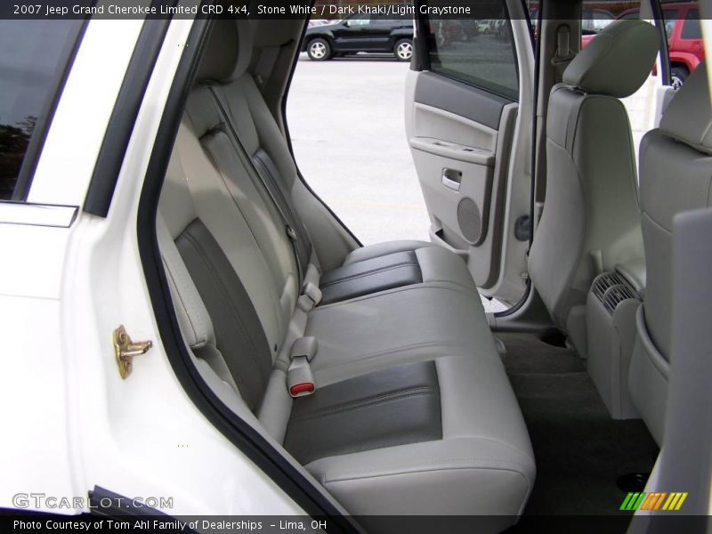 Stone White / Dark Khaki/Light Graystone 2007 Jeep Grand Cherokee Limited CRD 4x4