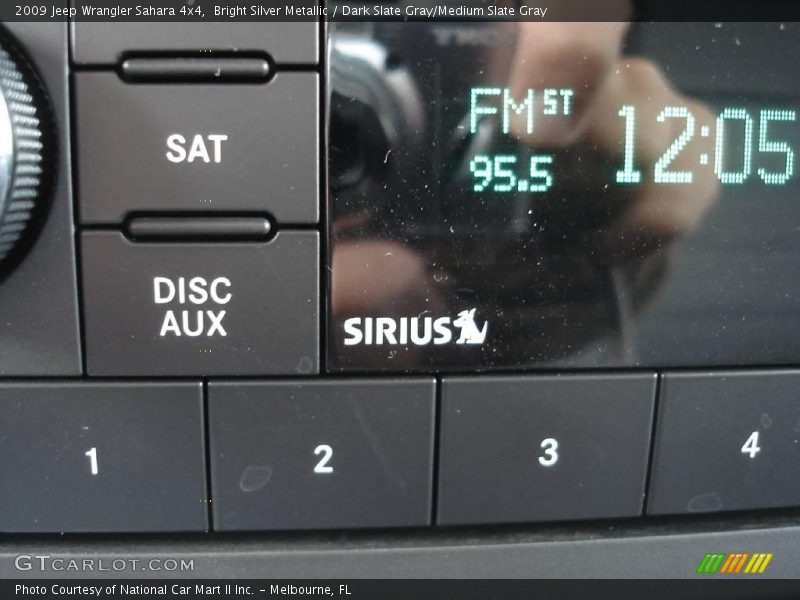Bright Silver Metallic / Dark Slate Gray/Medium Slate Gray 2009 Jeep Wrangler Sahara 4x4