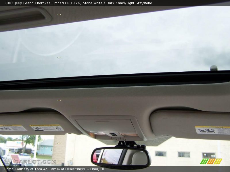 Stone White / Dark Khaki/Light Graystone 2007 Jeep Grand Cherokee Limited CRD 4x4