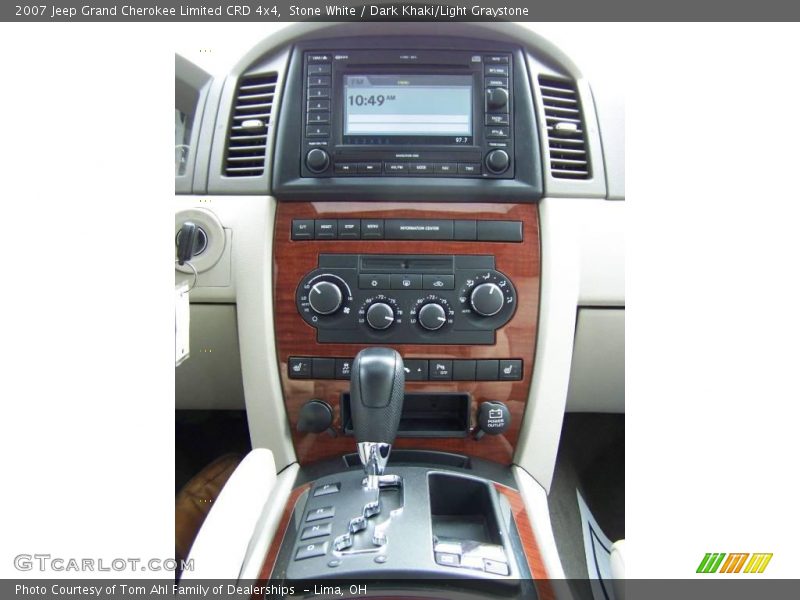 Stone White / Dark Khaki/Light Graystone 2007 Jeep Grand Cherokee Limited CRD 4x4
