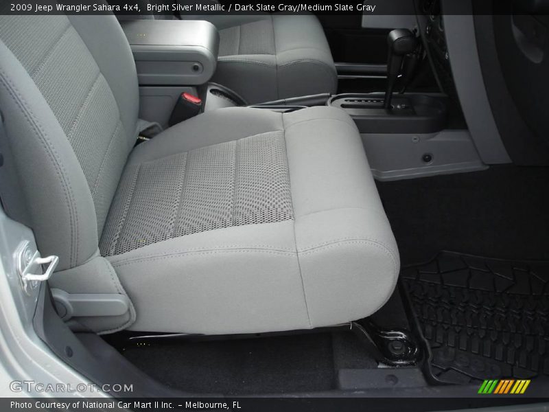 Bright Silver Metallic / Dark Slate Gray/Medium Slate Gray 2009 Jeep Wrangler Sahara 4x4
