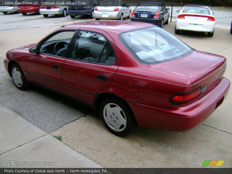 Crimson Cloak Mica / Gray 1993 Geo Prizm LSi