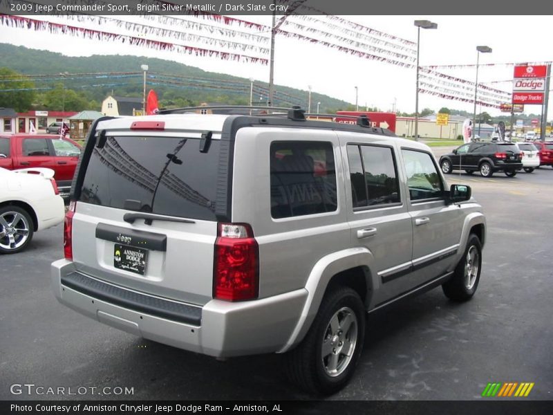 Bright Silver Metallic / Dark Slate Gray 2009 Jeep Commander Sport