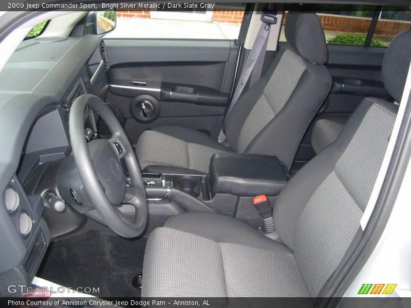 Bright Silver Metallic / Dark Slate Gray 2009 Jeep Commander Sport