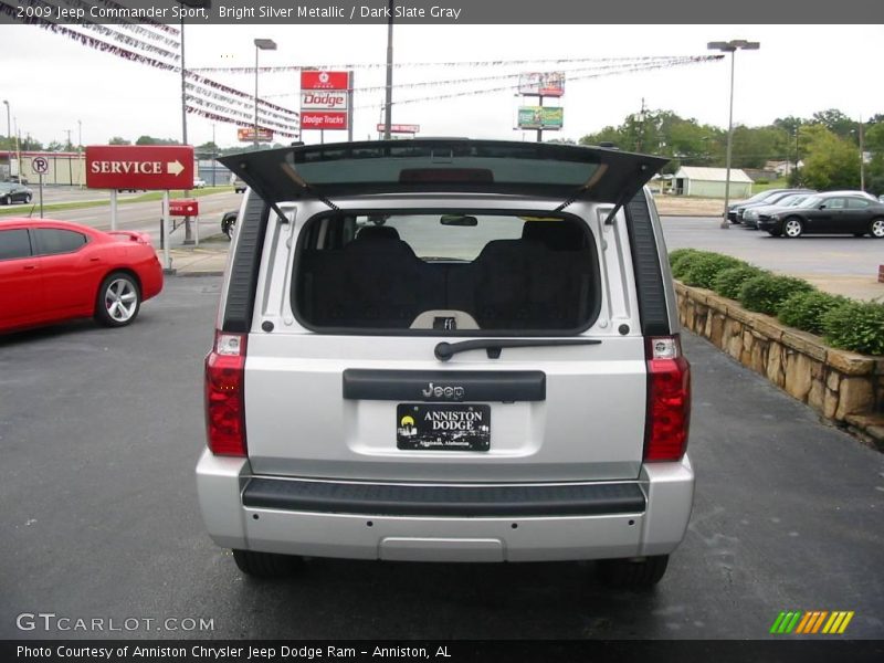 Bright Silver Metallic / Dark Slate Gray 2009 Jeep Commander Sport