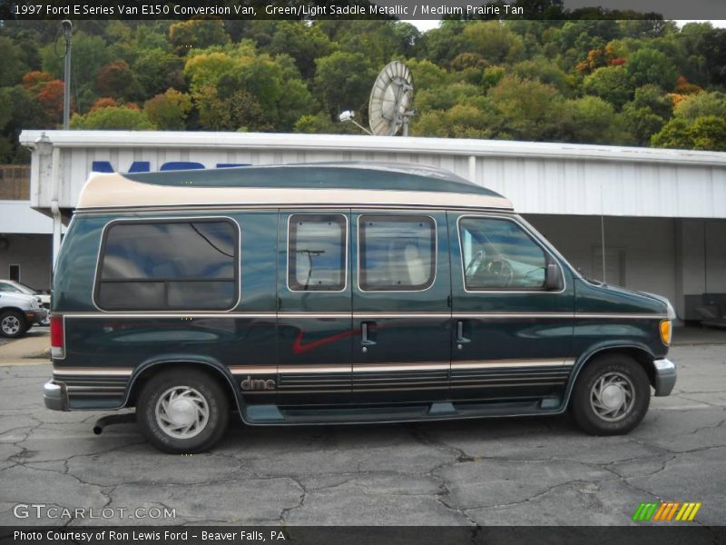 Green/Light Saddle Metallic / Medium Prairie Tan 1997 Ford E Series Van E150 Conversion Van