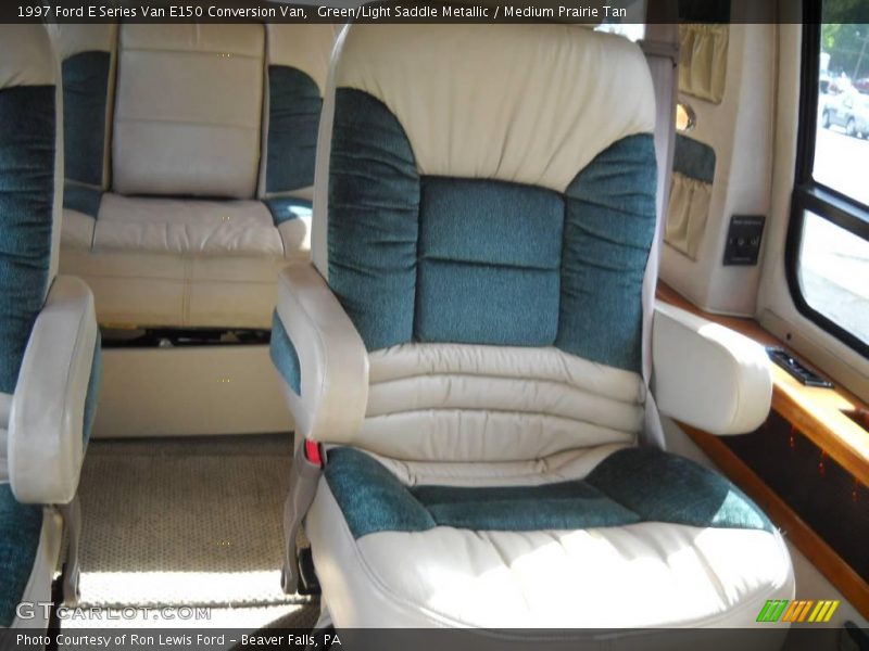 Green/Light Saddle Metallic / Medium Prairie Tan 1997 Ford E Series Van E150 Conversion Van