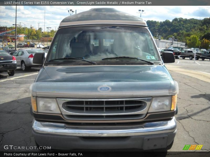 Green/Light Saddle Metallic / Medium Prairie Tan 1997 Ford E Series Van E150 Conversion Van