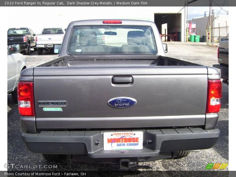 Dark Shadow Grey Metallic / Medium Dark Flint 2010 Ford Ranger XL Regular Cab