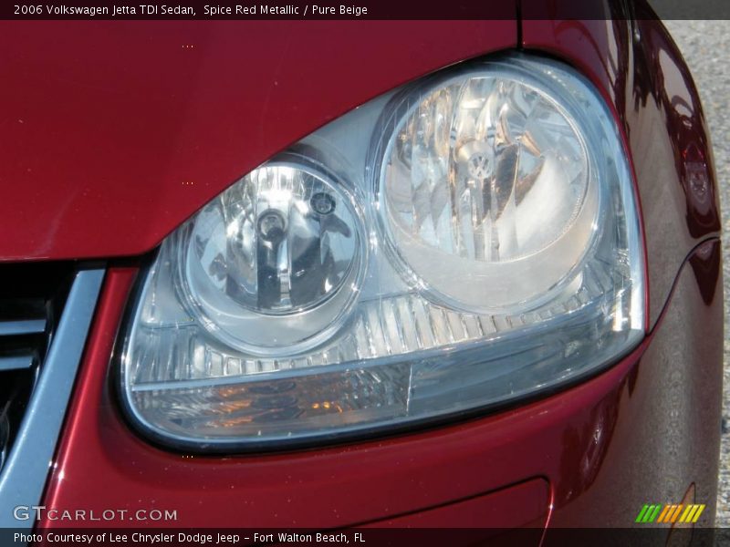 Spice Red Metallic / Pure Beige 2006 Volkswagen Jetta TDI Sedan