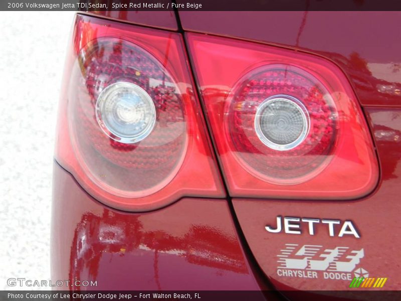 Spice Red Metallic / Pure Beige 2006 Volkswagen Jetta TDI Sedan