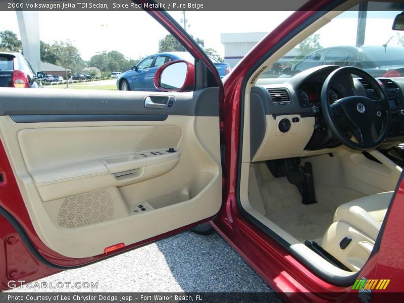 Spice Red Metallic / Pure Beige 2006 Volkswagen Jetta TDI Sedan