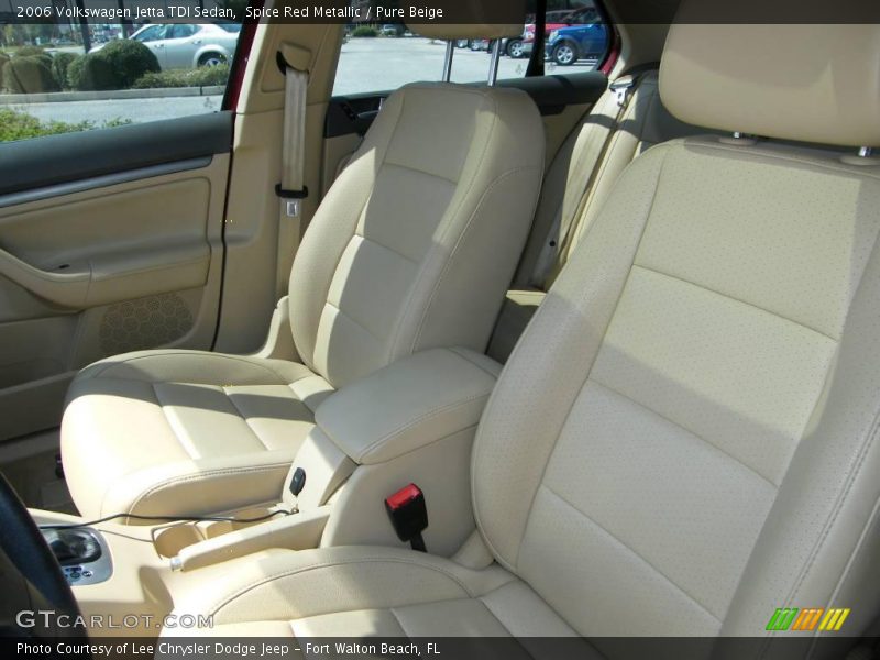 Spice Red Metallic / Pure Beige 2006 Volkswagen Jetta TDI Sedan