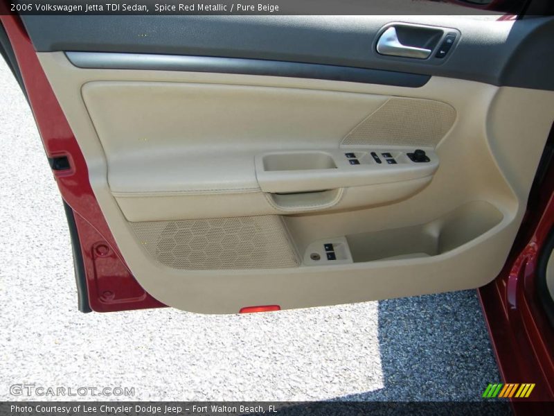 Spice Red Metallic / Pure Beige 2006 Volkswagen Jetta TDI Sedan