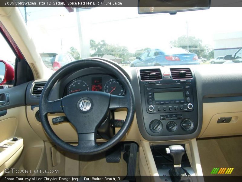 Spice Red Metallic / Pure Beige 2006 Volkswagen Jetta TDI Sedan
