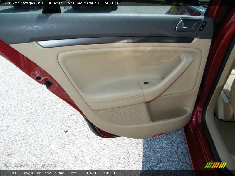 Spice Red Metallic / Pure Beige 2006 Volkswagen Jetta TDI Sedan