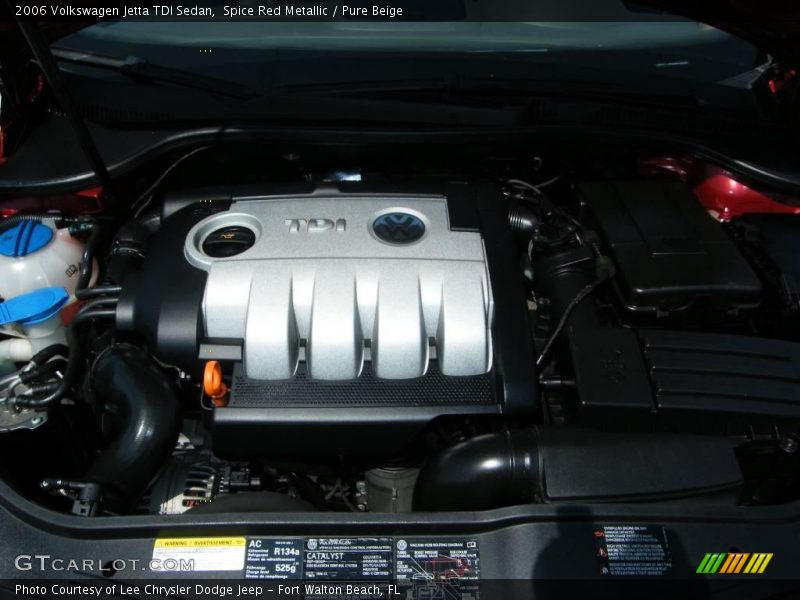 Spice Red Metallic / Pure Beige 2006 Volkswagen Jetta TDI Sedan