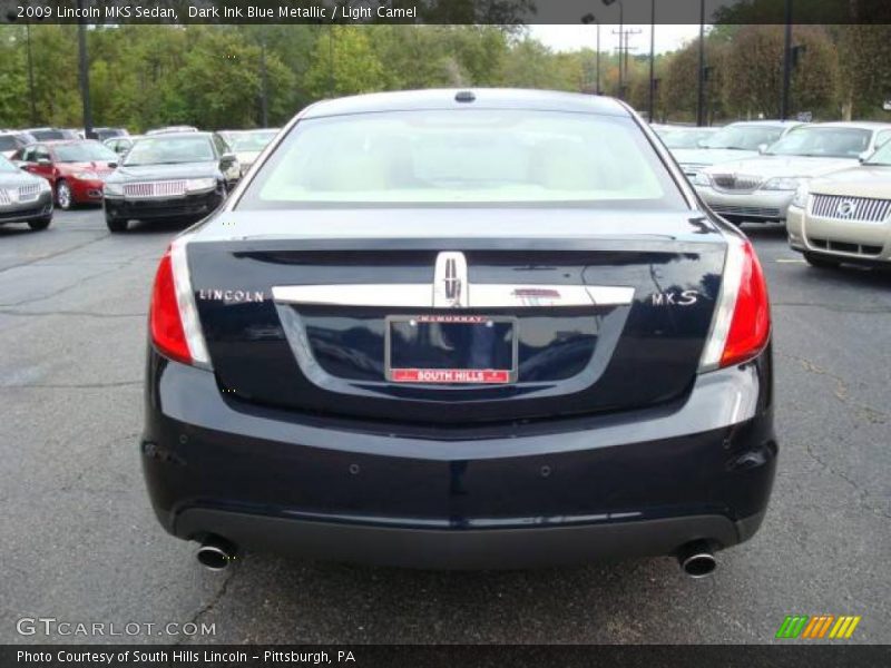 Dark Ink Blue Metallic / Light Camel 2009 Lincoln MKS Sedan