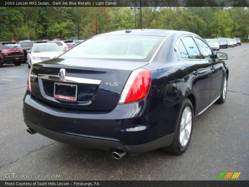 Dark Ink Blue Metallic / Light Camel 2009 Lincoln MKS Sedan