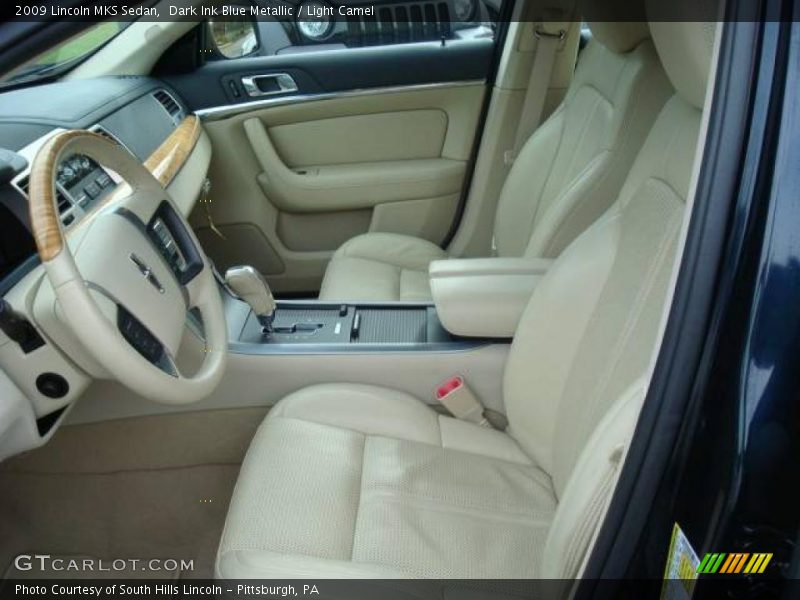 Dark Ink Blue Metallic / Light Camel 2009 Lincoln MKS Sedan