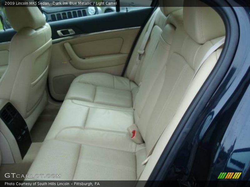 Dark Ink Blue Metallic / Light Camel 2009 Lincoln MKS Sedan