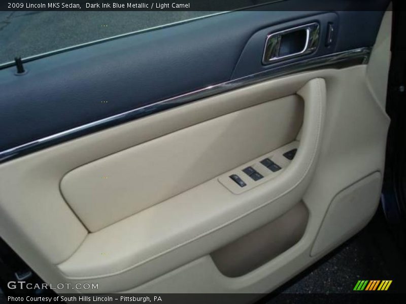 Dark Ink Blue Metallic / Light Camel 2009 Lincoln MKS Sedan