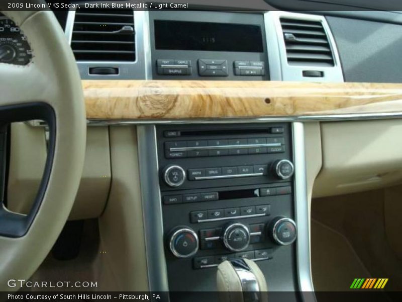Dark Ink Blue Metallic / Light Camel 2009 Lincoln MKS Sedan