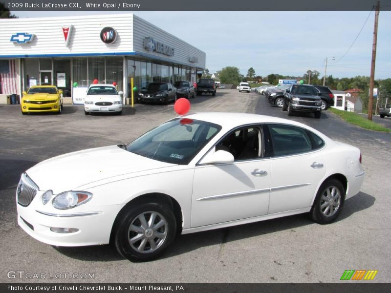 White Opal / Ebony 2009 Buick LaCrosse CXL