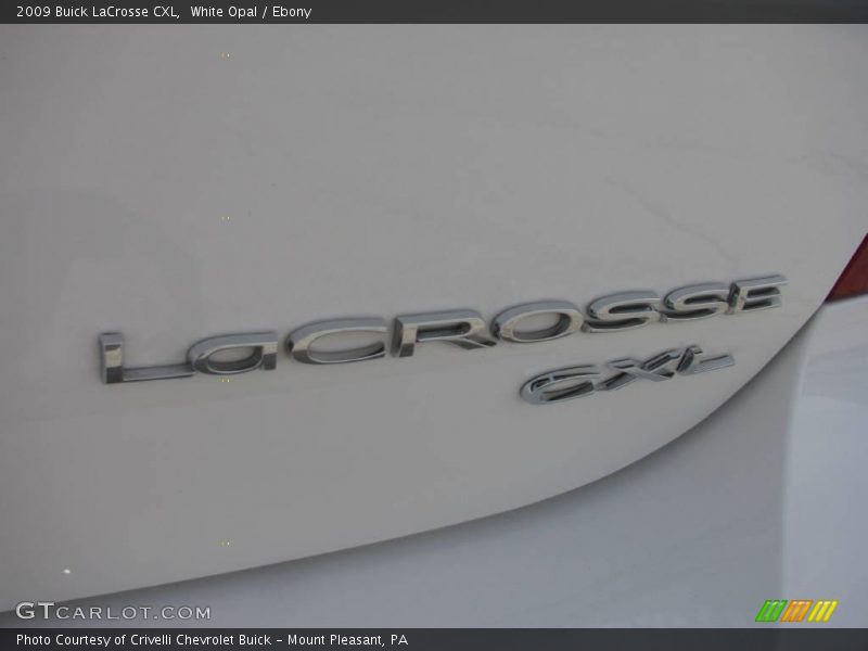 White Opal / Ebony 2009 Buick LaCrosse CXL
