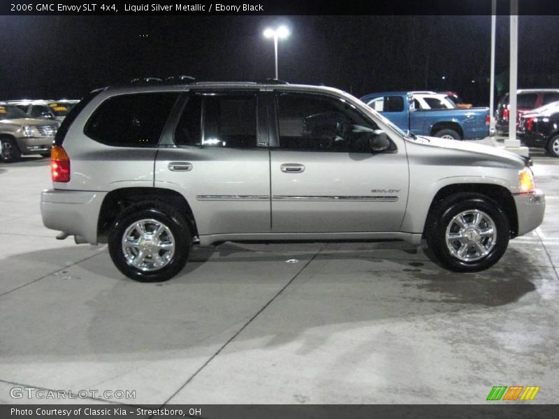 Liquid Silver Metallic / Ebony Black 2006 GMC Envoy SLT 4x4