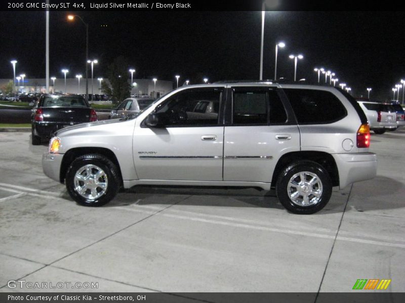 Liquid Silver Metallic / Ebony Black 2006 GMC Envoy SLT 4x4