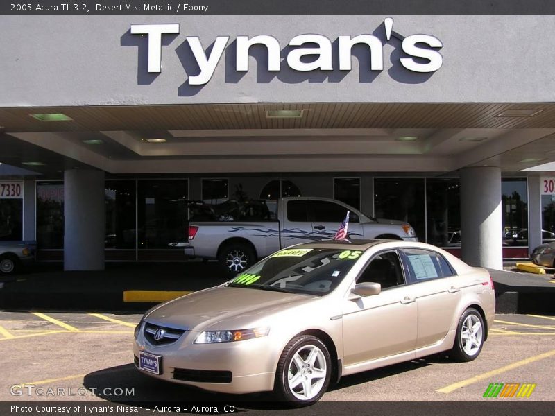 Desert Mist Metallic / Ebony 2005 Acura TL 3.2