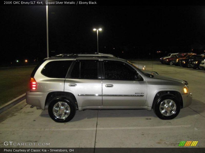 Liquid Silver Metallic / Ebony Black 2006 GMC Envoy SLT 4x4