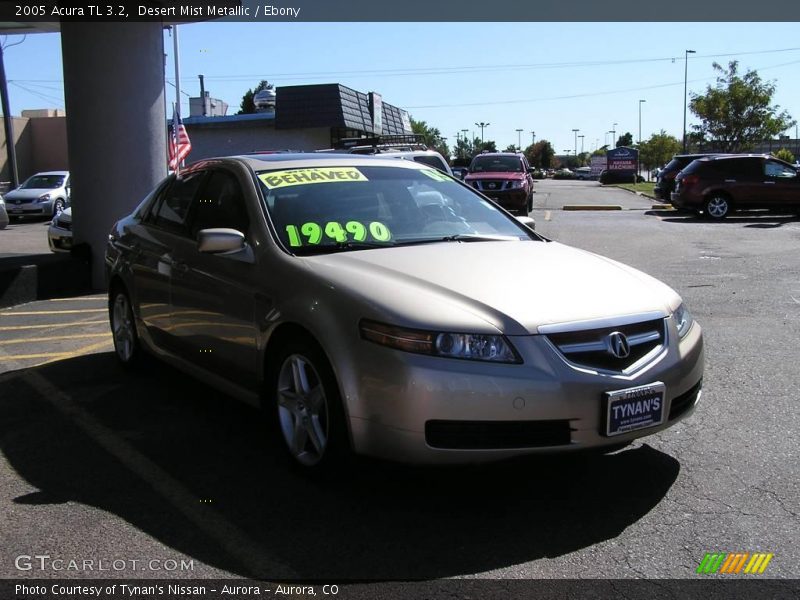 Desert Mist Metallic / Ebony 2005 Acura TL 3.2