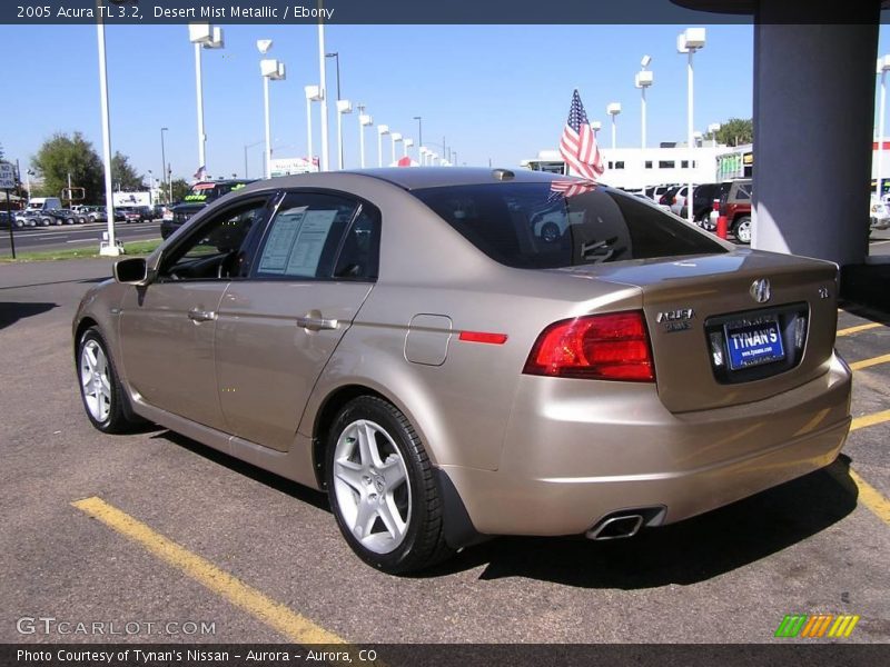 Desert Mist Metallic / Ebony 2005 Acura TL 3.2