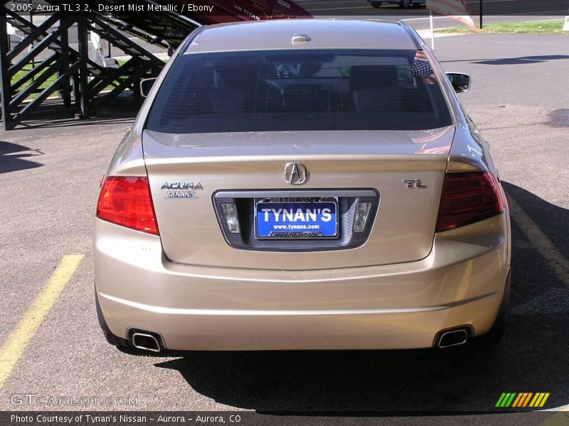 Desert Mist Metallic / Ebony 2005 Acura TL 3.2