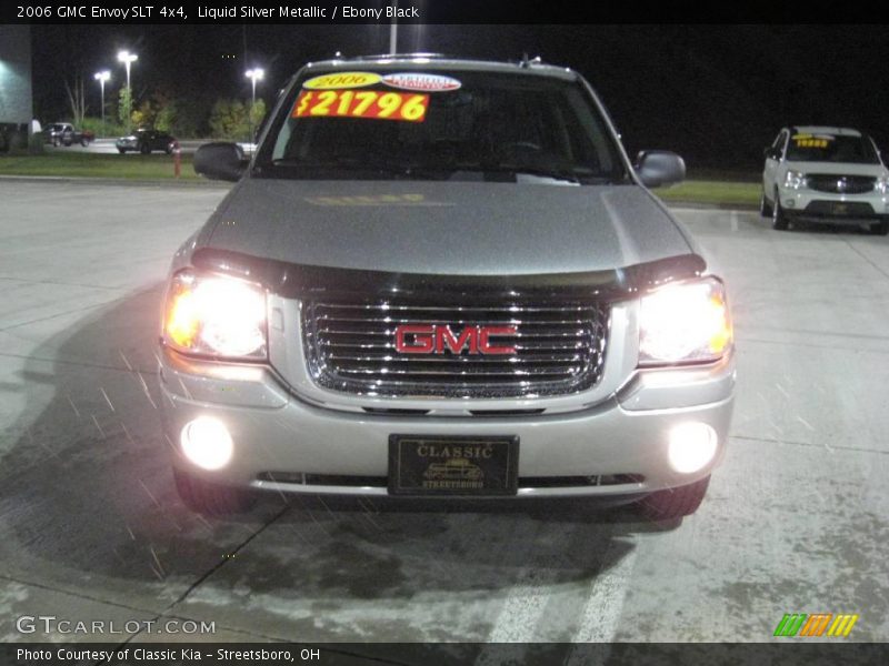 Liquid Silver Metallic / Ebony Black 2006 GMC Envoy SLT 4x4