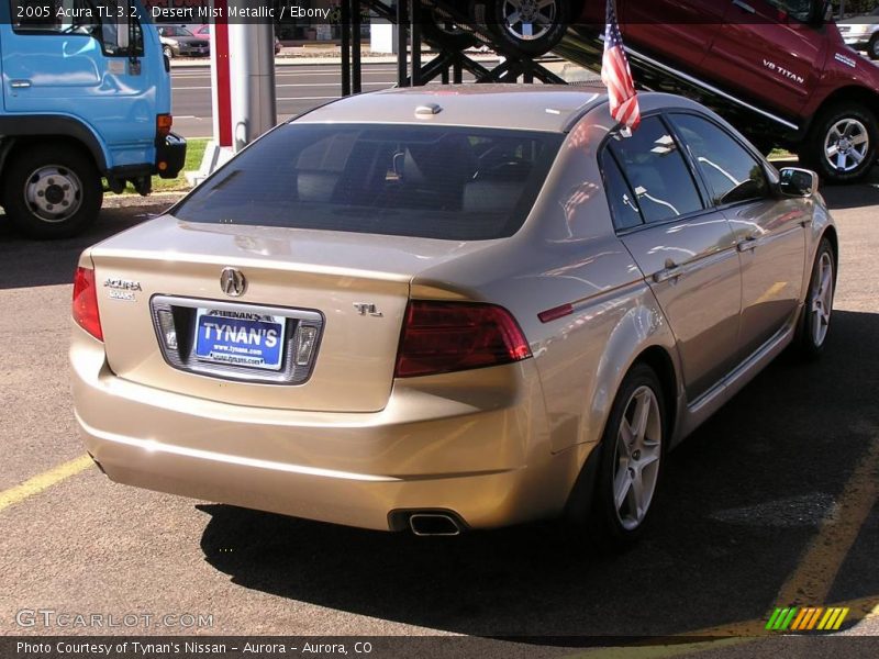 Desert Mist Metallic / Ebony 2005 Acura TL 3.2