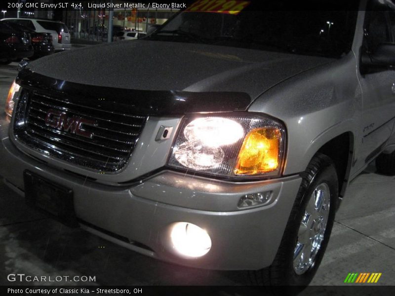 Liquid Silver Metallic / Ebony Black 2006 GMC Envoy SLT 4x4