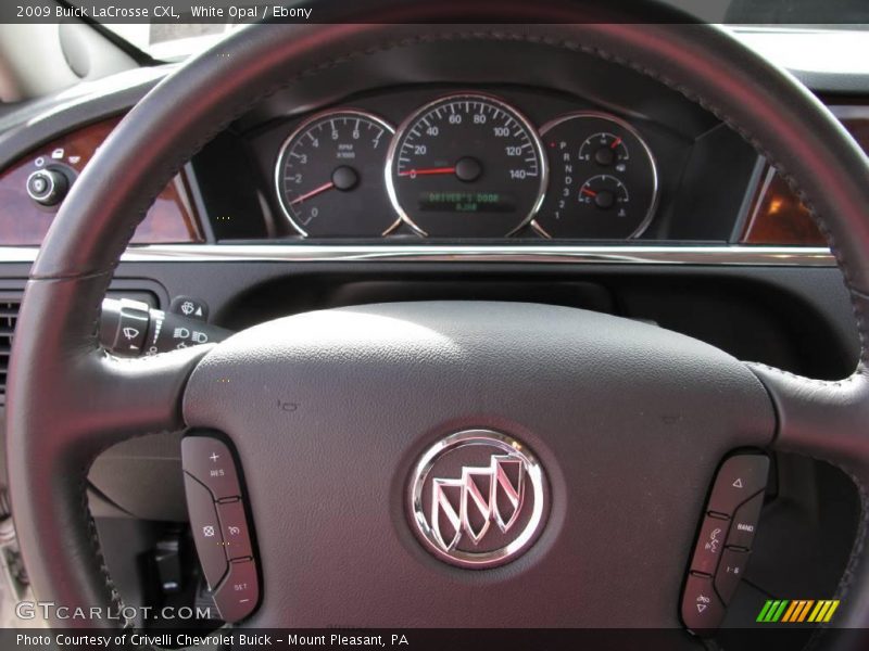 White Opal / Ebony 2009 Buick LaCrosse CXL